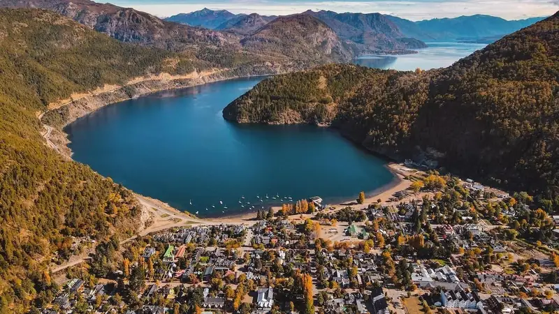 Vista de San Martín de los Andes, Neuquén